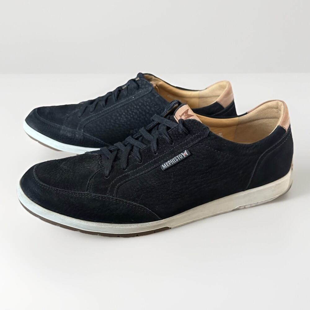 MEPHISTO Ludo Walking Shoes Sneakers Nubuck Leather Mens US 12.5 Air Relax